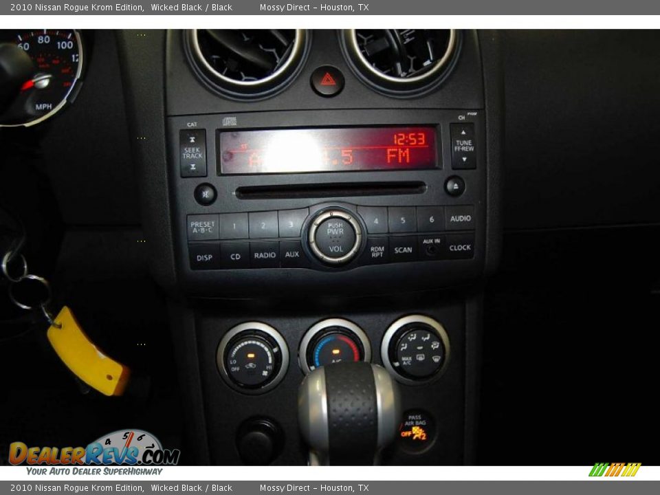 Controls of 2010 Nissan Rogue Krom Edition Photo #22