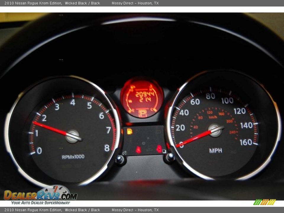 2010 Nissan Rogue Krom Edition Gauges Photo #24