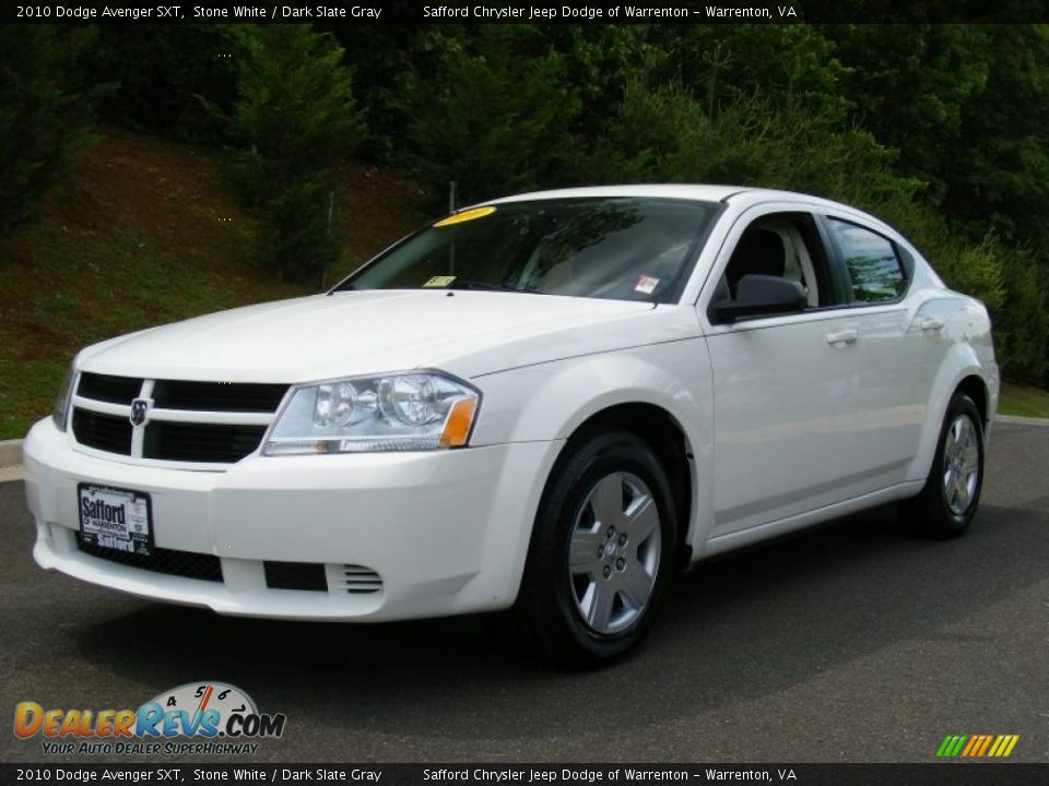2010 Dodge Avenger SXT Stone White / Dark Slate Gray Photo #1