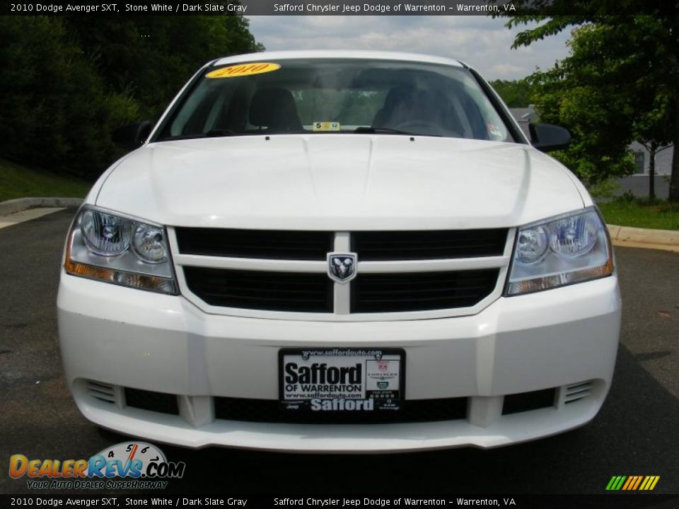 2010 Dodge Avenger SXT Stone White / Dark Slate Gray Photo #2