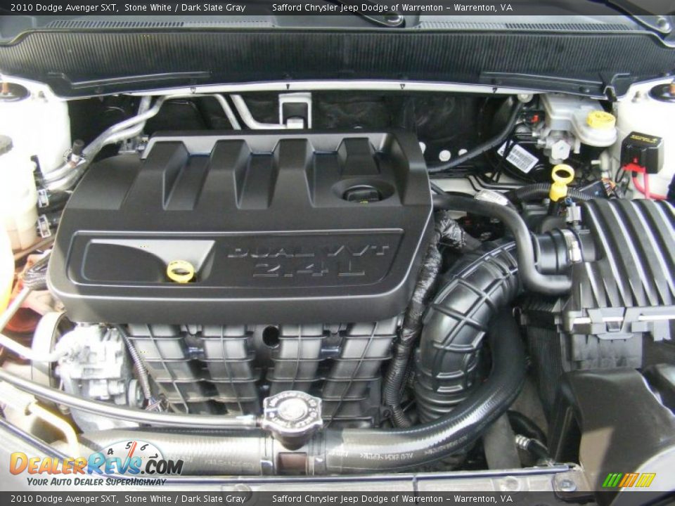 2010 Dodge Avenger SXT Stone White / Dark Slate Gray Photo #9