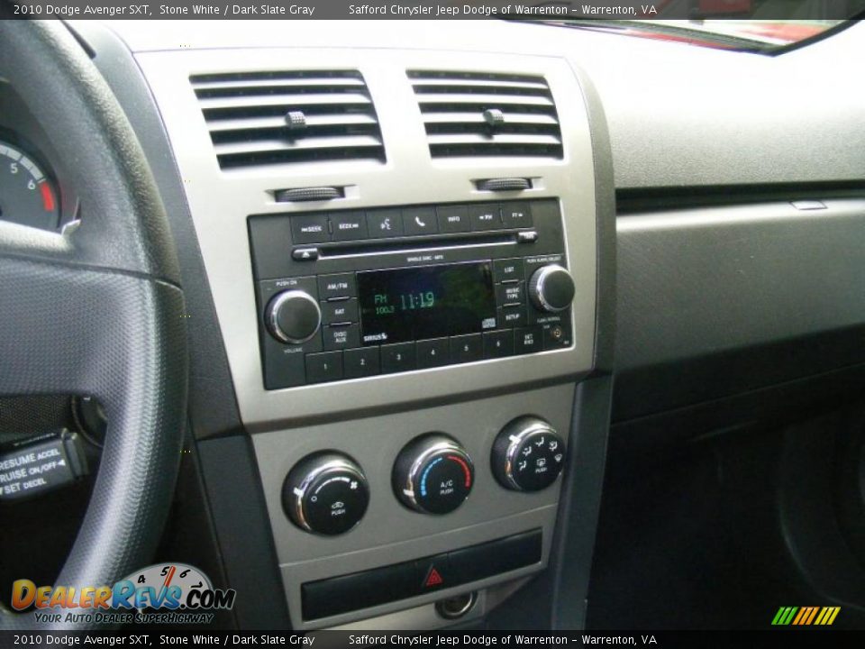 2010 Dodge Avenger SXT Stone White / Dark Slate Gray Photo #12