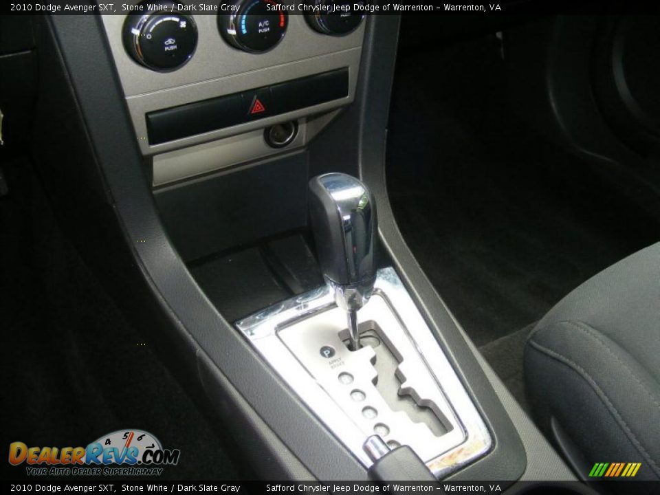 2010 Dodge Avenger SXT Stone White / Dark Slate Gray Photo #13