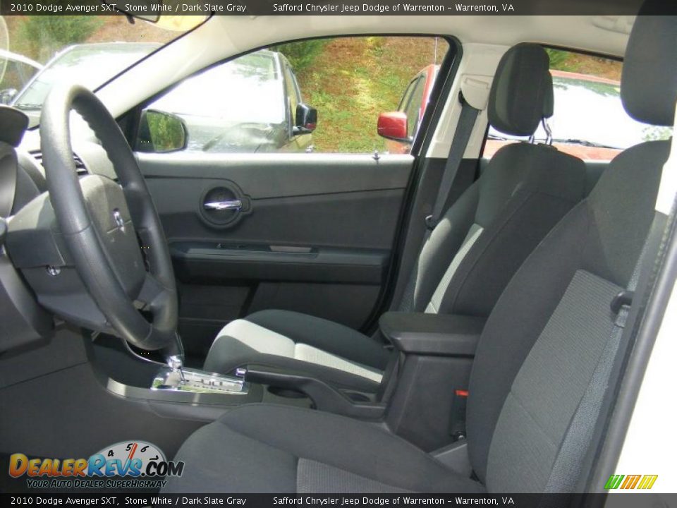 2010 Dodge Avenger SXT Stone White / Dark Slate Gray Photo #17