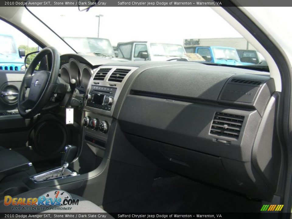 2010 Dodge Avenger SXT Stone White / Dark Slate Gray Photo #20