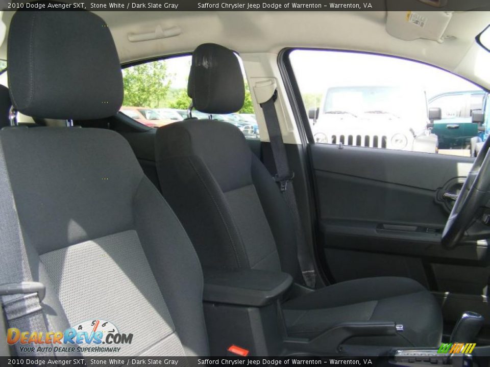 2010 Dodge Avenger SXT Stone White / Dark Slate Gray Photo #23