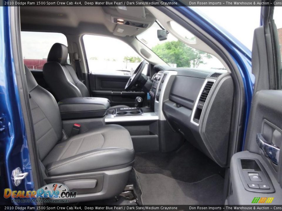 2010 Dodge Ram 1500 Sport Crew Cab 4x4 Deep Water Blue Pearl / Dark Slate/Medium Graystone Photo #20