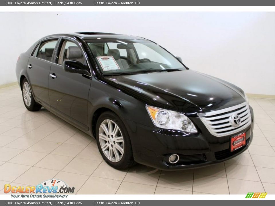 2008 Toyota Avalon Limited Black / Ash Gray Photo #1