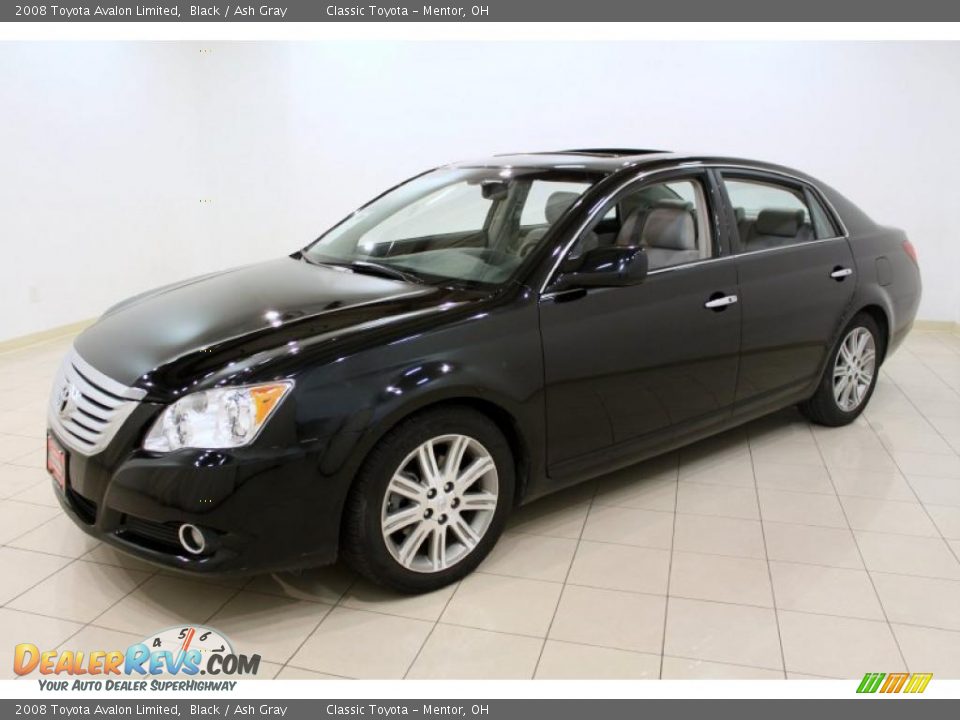 2008 Toyota Avalon Limited Black / Ash Gray Photo #3