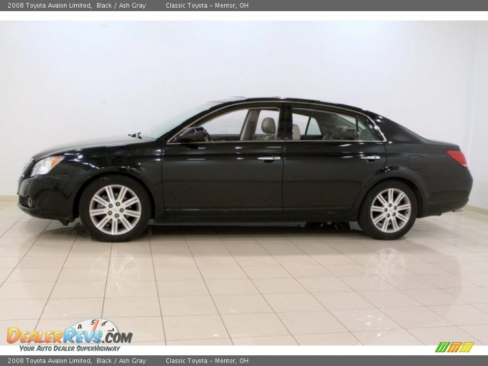 2008 Toyota Avalon Limited Black / Ash Gray Photo #4