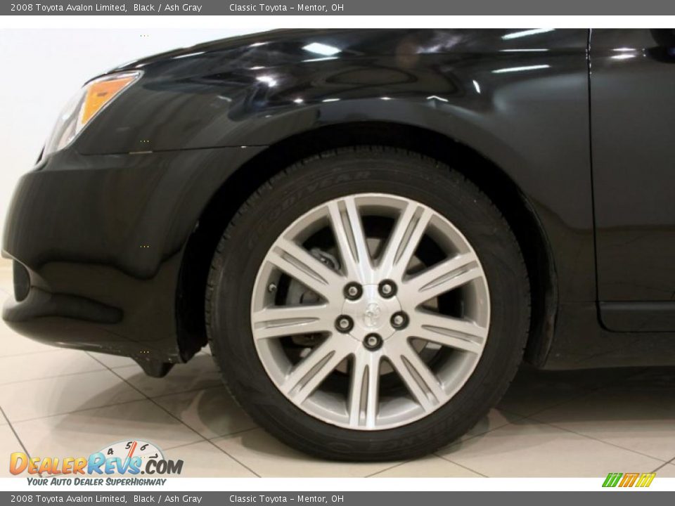 2008 Toyota Avalon Limited Black / Ash Gray Photo #26