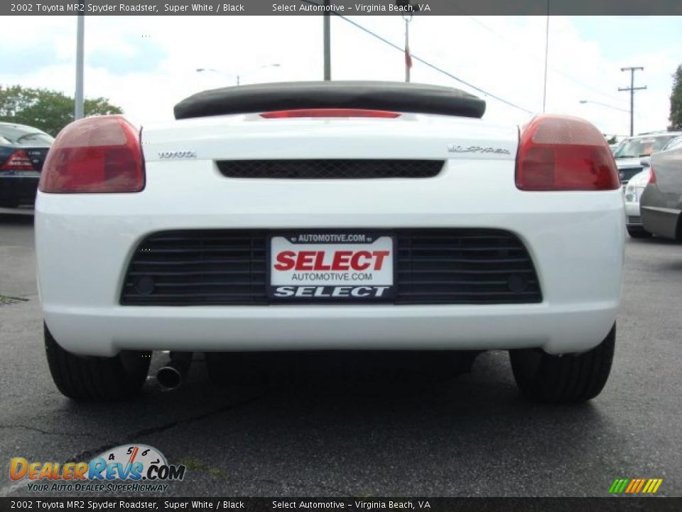 2002 Toyota MR2 Spyder Roadster Super White / Black Photo #5