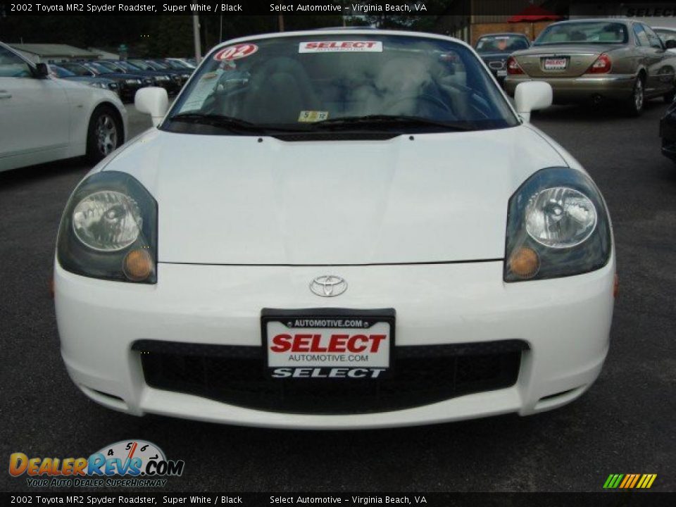 2002 Toyota MR2 Spyder Roadster Super White / Black Photo #9