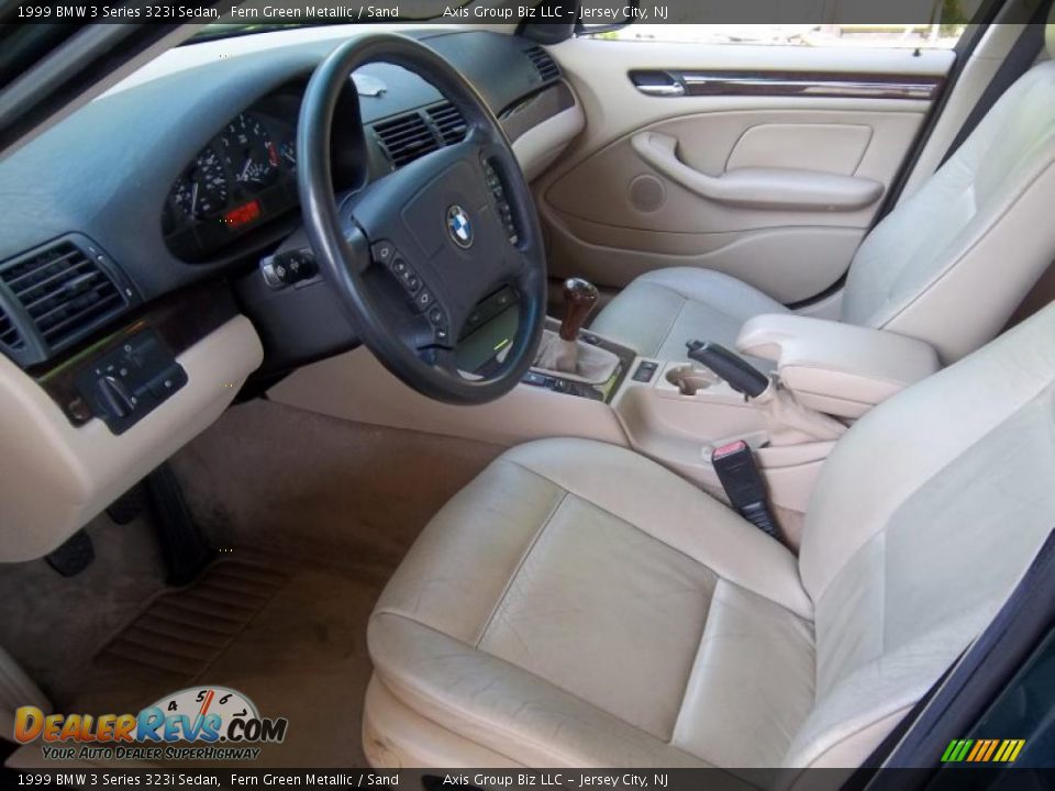Sand Interior - 1999 BMW 3 Series 323i Sedan Photo #7