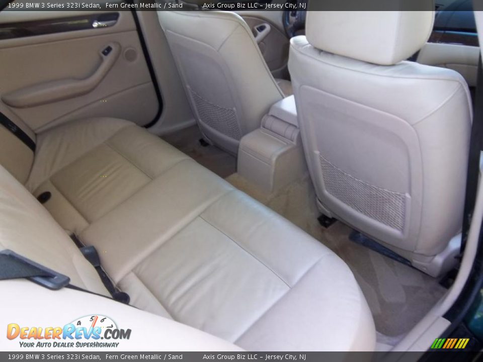 1999 BMW 3 Series 323i Sedan Fern Green Metallic / Sand Photo #11