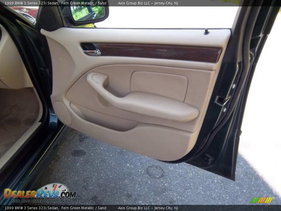1999 BMW 3 Series 323i Sedan Fern Green Metallic / Sand Photo #21