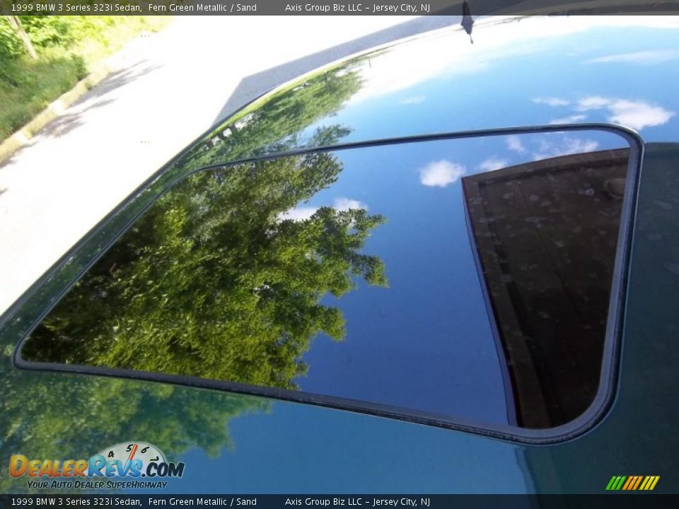 1999 BMW 3 Series 323i Sedan Fern Green Metallic / Sand Photo #25