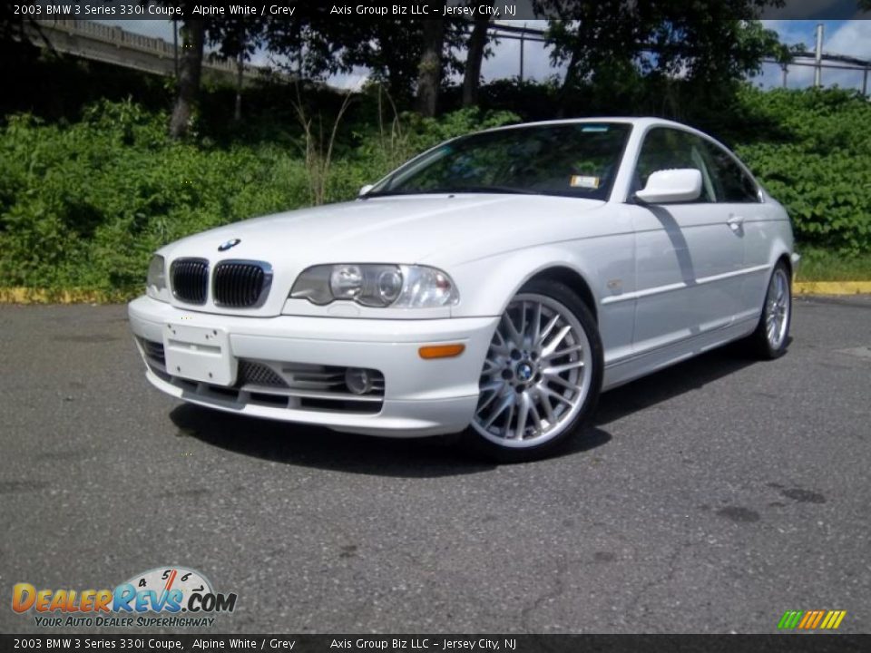 2003 BMW 3 Series 330i Coupe Alpine White / Grey Photo #1