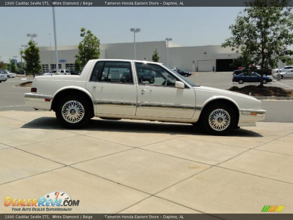 1990 Cadillac Seville STS White Diamond / Beige Photo #4