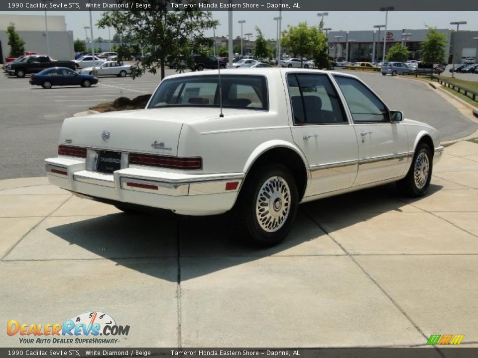 1990 Cadillac Seville STS White Diamond / Beige Photo #5
