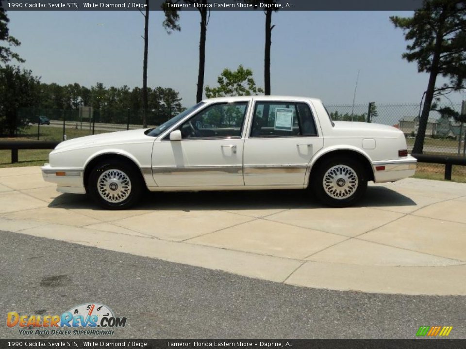 White Diamond 1990 Cadillac Seville STS Photo #7