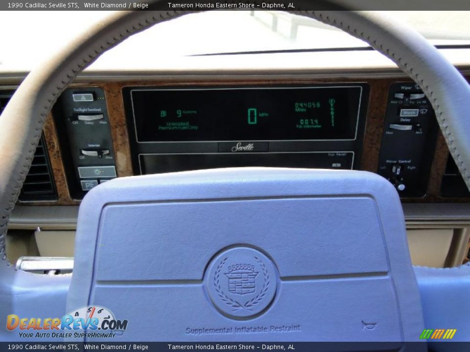 1990 Cadillac Seville STS Steering Wheel Photo #17