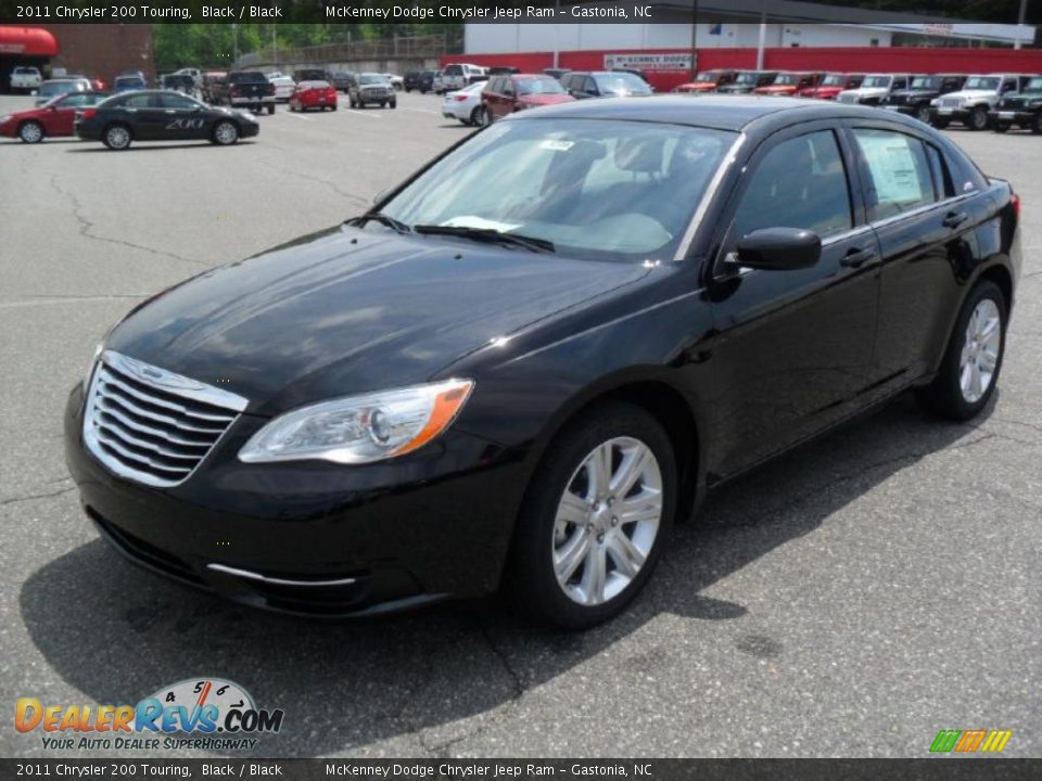 2011 Chrysler 200 Touring Black / Black Photo #1