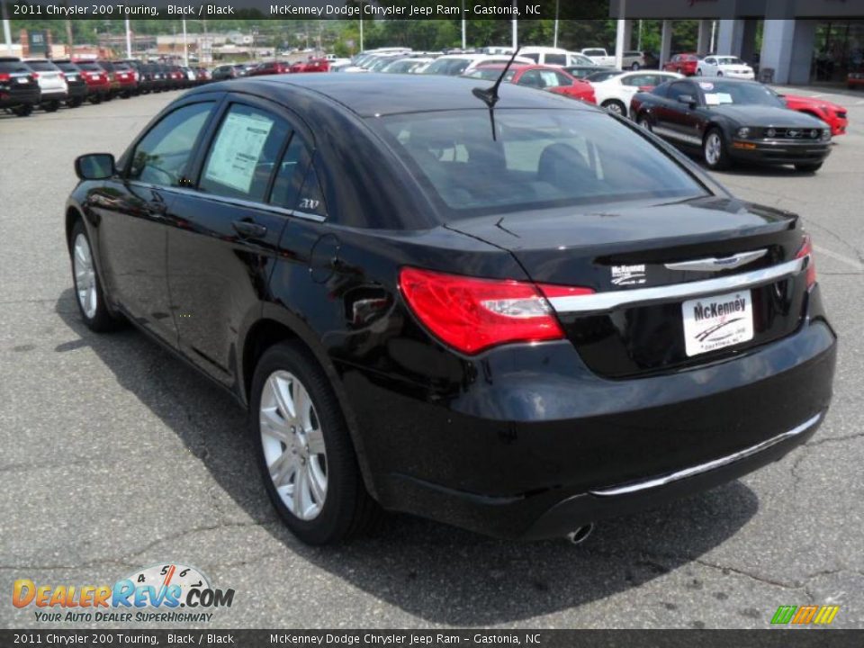 2011 Chrysler 200 Touring Black / Black Photo #2