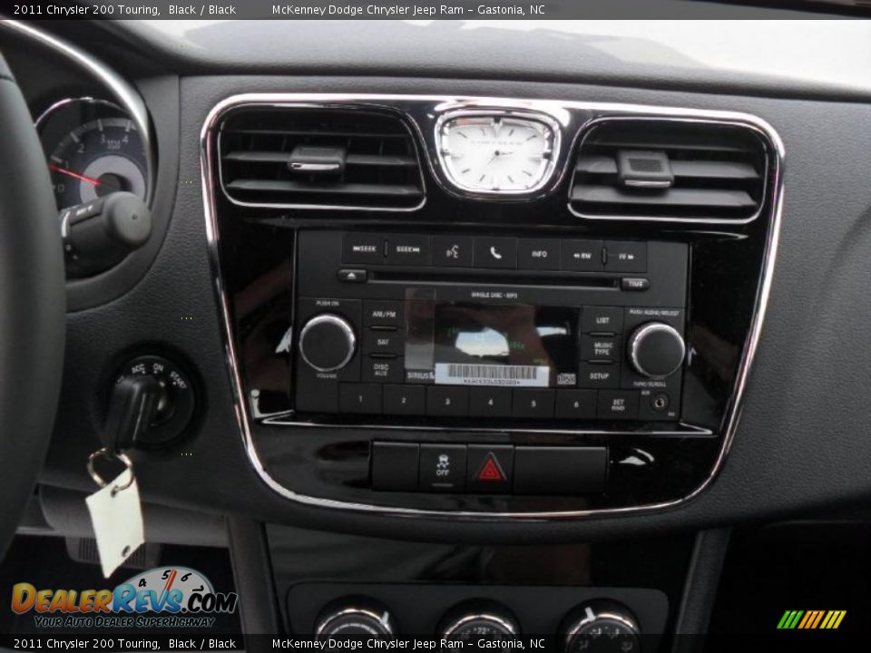 2011 Chrysler 200 Touring Black / Black Photo #10