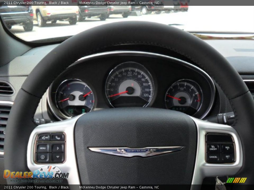 2011 Chrysler 200 Touring Black / Black Photo #11