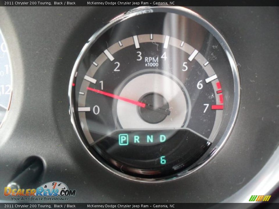 2011 Chrysler 200 Touring Black / Black Photo #12