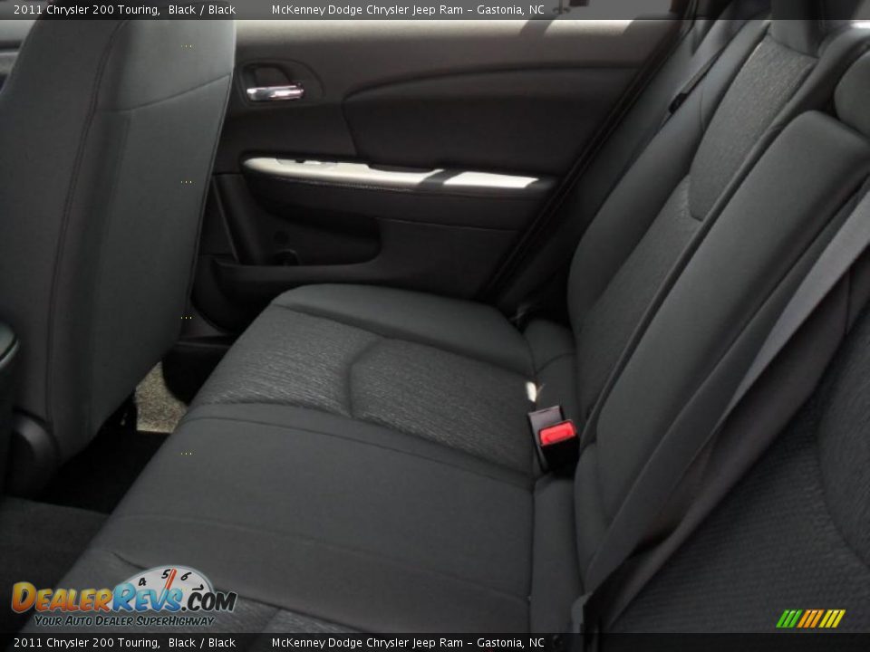 2011 Chrysler 200 Touring Black / Black Photo #13