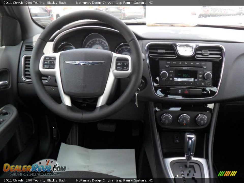 2011 Chrysler 200 Touring Black / Black Photo #14