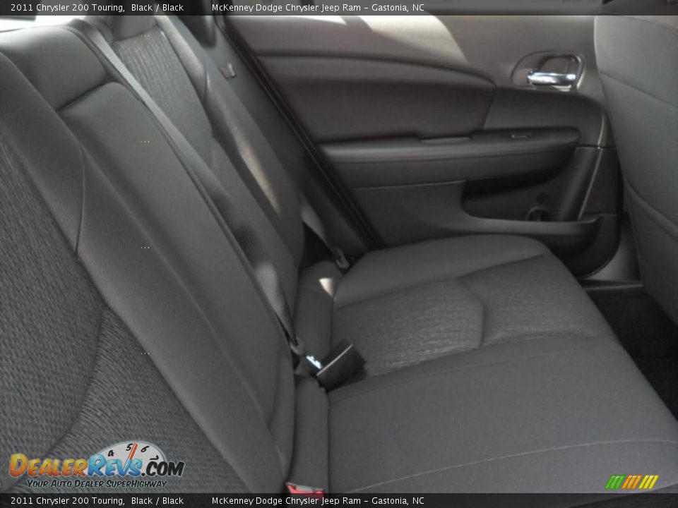 2011 Chrysler 200 Touring Black / Black Photo #17