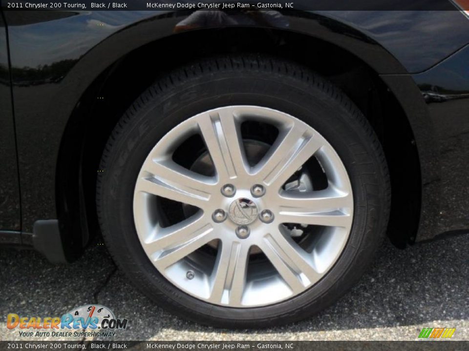 2011 Chrysler 200 Touring Black / Black Photo #22
