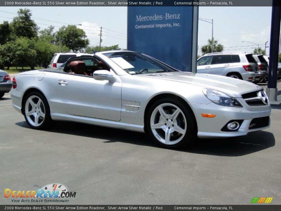 Mercedes benz sl550 silver arrow #4