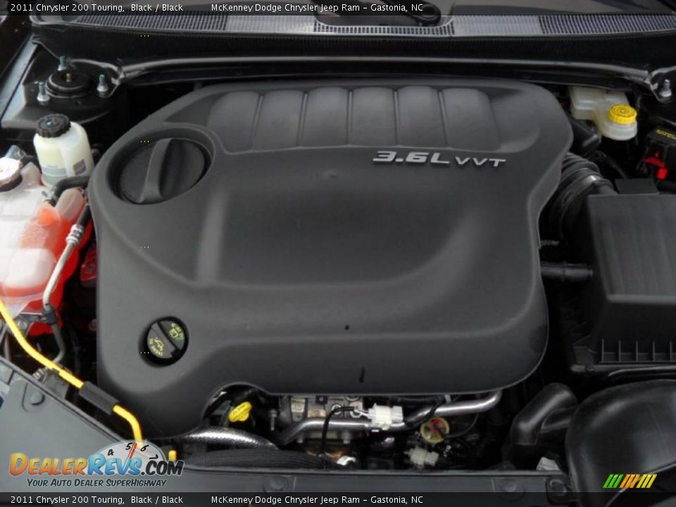 2011 Chrysler 200 Touring Black / Black Photo #23