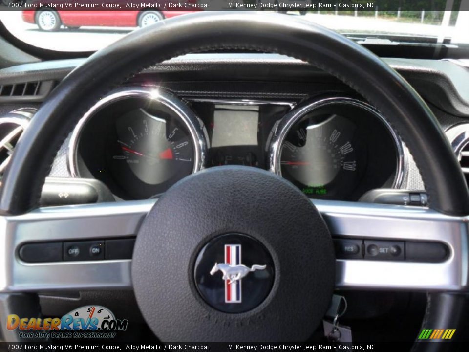 2007 Ford Mustang V6 Premium Coupe Alloy Metallic / Dark Charcoal Photo #12