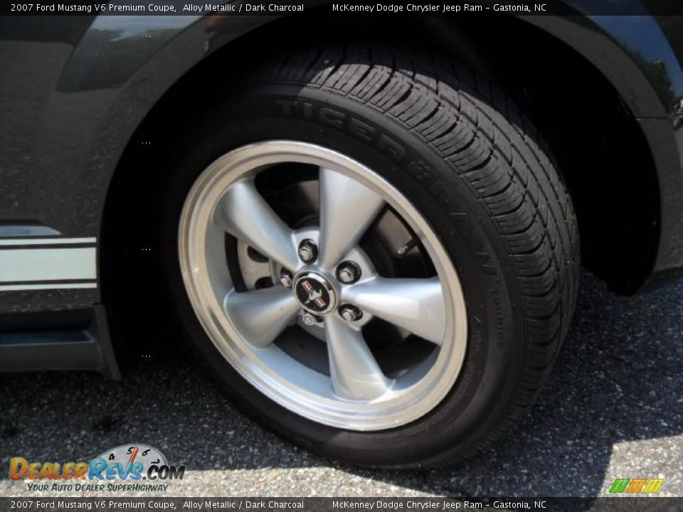2007 Ford Mustang V6 Premium Coupe Alloy Metallic / Dark Charcoal Photo #22