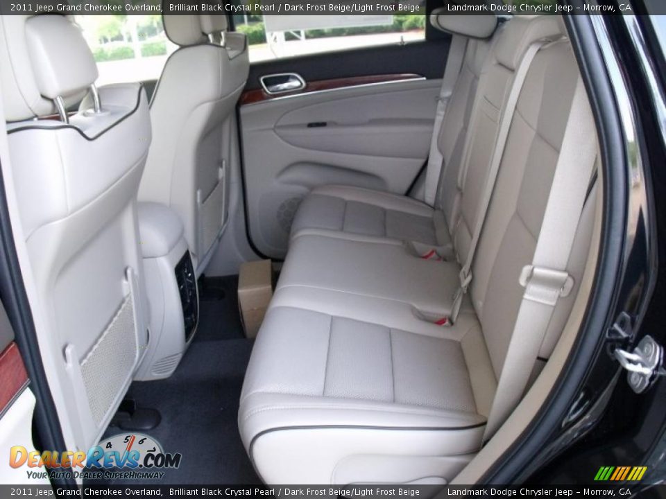 Dark Frost Beige/Light Frost Beige Interior - 2011 Jeep Grand Cherokee Overland Photo #7