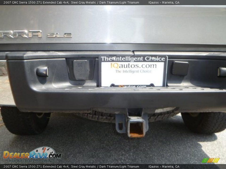 2007 GMC Sierra 1500 Z71 Extended Cab 4x4 Steel Gray Metallic / Dark Titanium/Light Titanium Photo #20