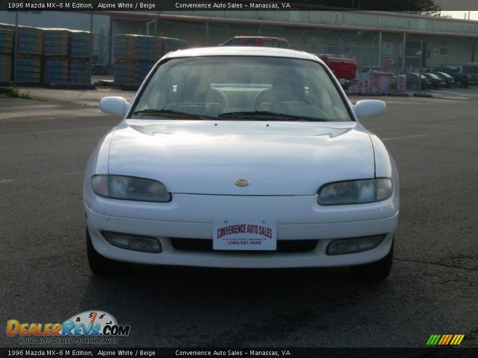 1996 Mazda MX-6 M Edition Alpine White / Beige Photo #3