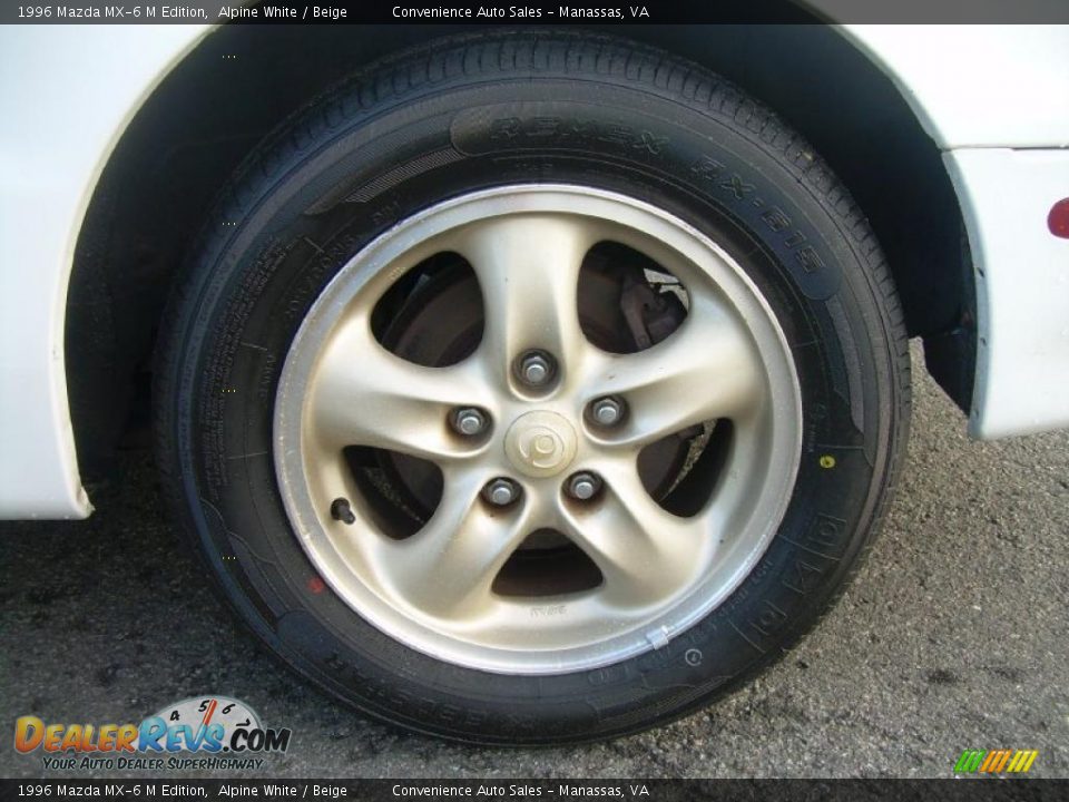 1996 Mazda MX-6 M Edition Alpine White / Beige Photo #10