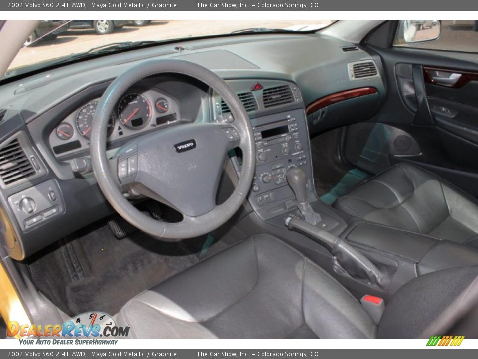 Graphite Interior - 2002 Volvo S60 2.4T AWD Photo #6