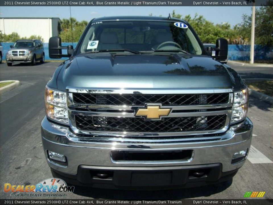 2011 Chevrolet Silverado 2500HD LTZ Crew Cab 4x4 Blue Granite Metallic / Light Titanium/Dark Titanium Photo #2