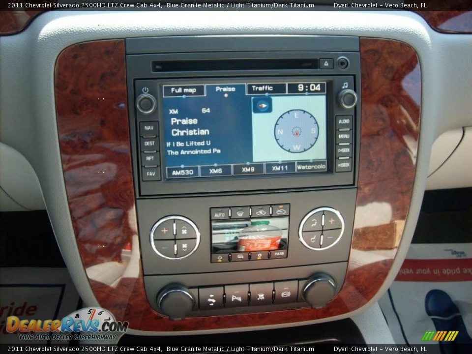 2011 Chevrolet Silverado 2500HD LTZ Crew Cab 4x4 Blue Granite Metallic / Light Titanium/Dark Titanium Photo #22