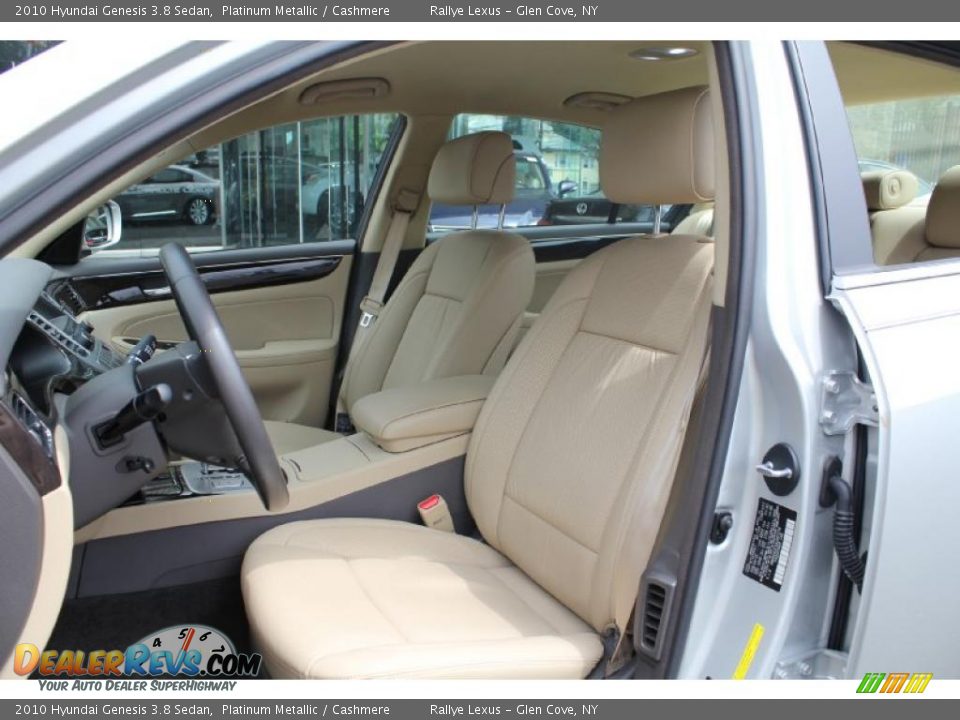 Cashmere Interior 2010 Hyundai Genesis 3 8 Sedan Photo 9