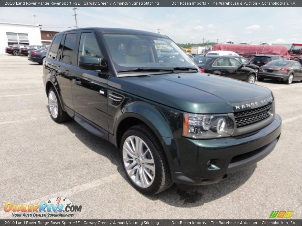 2010 Land Rover Range Rover Sport HSE Galway Green / Almond/Nutmeg Stitching Photo #4