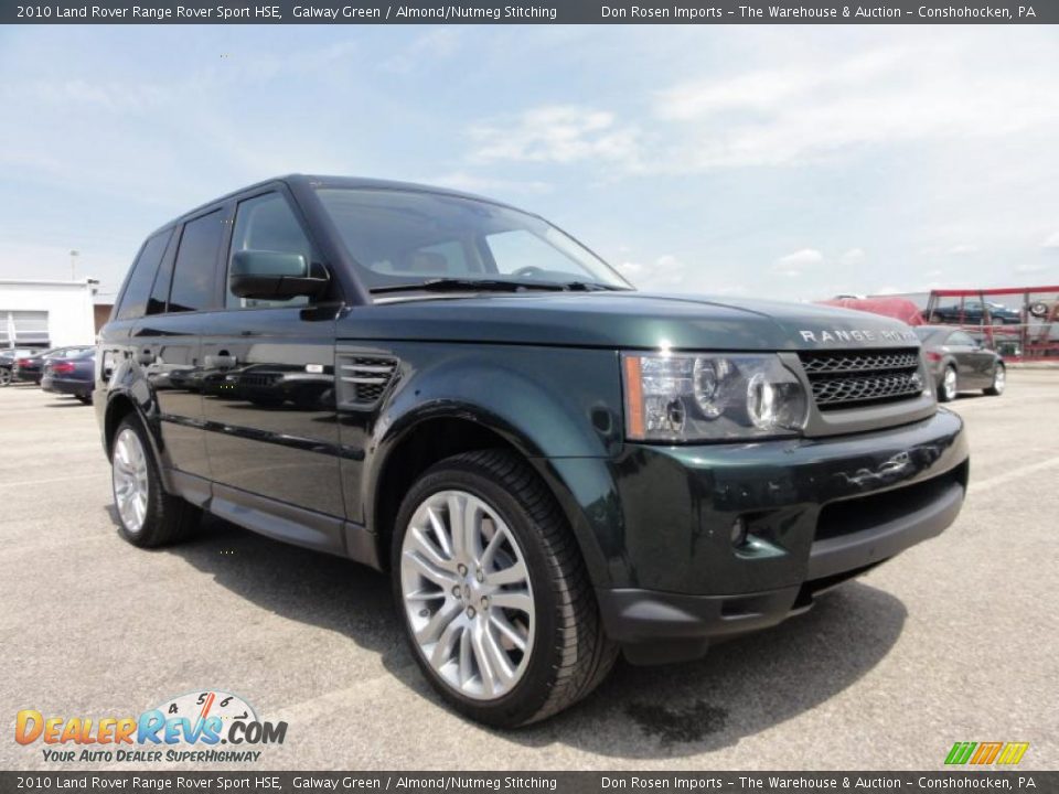 2010 Land Rover Range Rover Sport HSE Galway Green / Almond/Nutmeg Stitching Photo #5