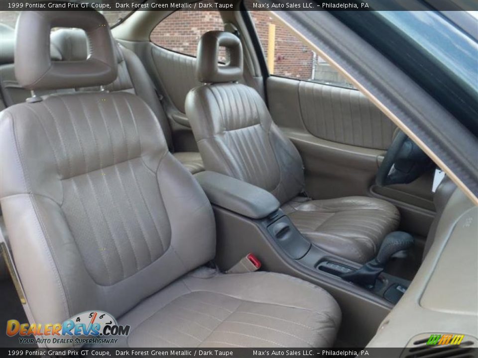 Dark Taupe Interior - 1999 Pontiac Grand Prix GT Coupe Photo #5